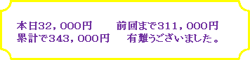 ブローチ: 本日32,000円 前回まで311,000円
累計で343,000円 有難うございました。